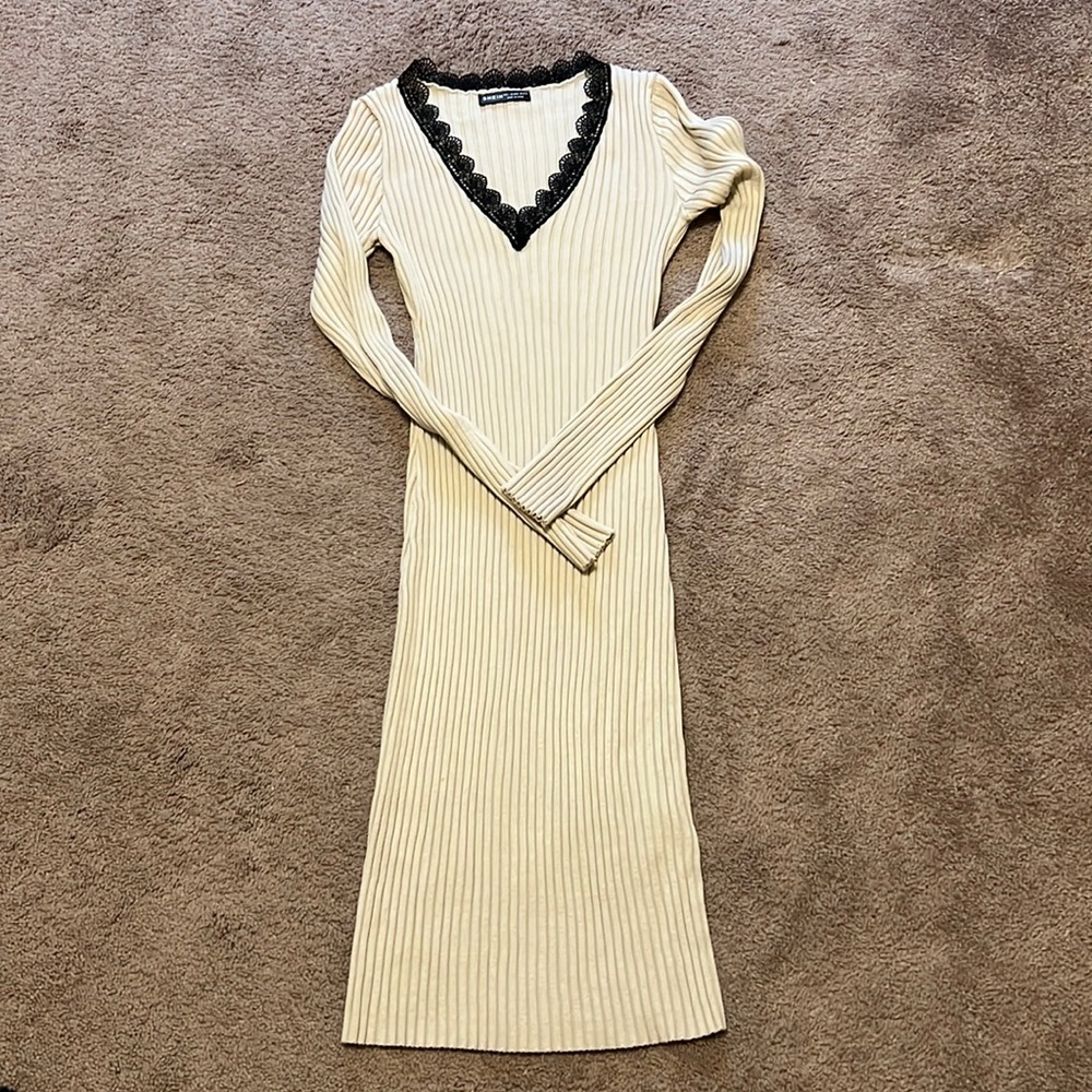 Shein | Lace Sweater Dress